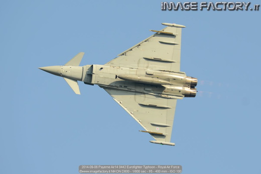 2014-09-06 Payerne Air14 0442 Eurofighter Typhoon - Royal Air Force
